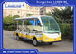 Excursão Sightseeing elétrica do ônibus corpo inoxidável verde/branco garantia de 1 ano fornecedor