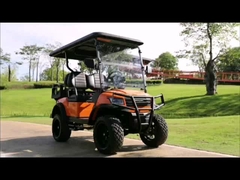 Bateria de 48 V Direção à esquerda Carro de transporte elétrico 4 lugares Para transporte de campo de golfe