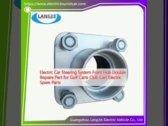 Sistema de direção eléctrica do automóvel Parcela de reparação dupla do eixo frontal para carrinhos de golfe Carrinho de clube Peças sobressalentes eléctricas