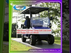 Novo eléctrico chinês barata Clube de golfe Pequeno Mini Buggy Car Car Car Veículo