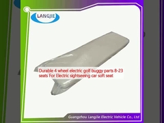 Peças duráveis de carrinho de golfe elétrico de 4 rodas 8-23 assentos Para carrinho de turismo elétrico assento macio