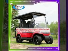 Mini 4 Roda 4 Pessoa Carros Elétricos Club Car Golf Carros Com 48V Bateria Alimentada