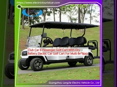 Carrinho de Golf Club Carro 6 Passageiro Com Bateria Seca Carro Elétrico Carrinho de Golf Para Multi 8v * 6pcs