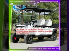 Varejo de Carrinhos Elétricos de Golf Buggy Personalizável 4 lugares Carro Elétrico Clube Carro Mini Off Road Caça