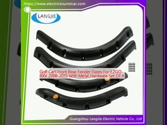 Carrinho de golfe Frente traseiro Fender Flares Para EZGO RXV 2008-2015 Com Metal Hardware Set de 4