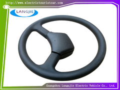 Volante de couro Marshell com design de textura antiderrapante para carros turísticos