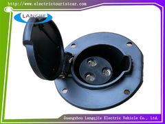 Soquete de carregamento circular preto EAGLE Partes de autocarros de passeio