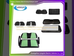 Venda Quente PU Couro Frente E Atrás Golf Cart Clube Carro General Motors Capa do Assento Capa de Couro