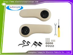 Componentes de carros de golfe Clube Assento traseiro de carro apoio de braço com suporte de copo