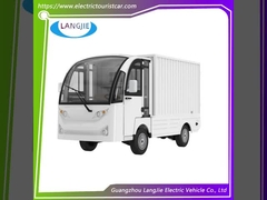 2 passageiros 48V carro de bagagem elétrico com motor AC e caixa de carga baixa velocidade