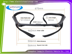 TXT Saco do banco traseiro Saco de bola fixo Para componentes de carrinhos de golfe EZGO