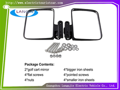 Espelho retrovisor dobrável para carros elétricos de turismo e de patrulha