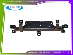 EZGO TXT Carrinho de golfe Componente do quadro de ferro do eixo dianteiro preto