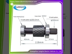 EZGO TXT Motor de eixo traseiro importado com um eixo para turismo elétrico e acessórios de carros de patrulha