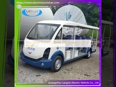 Azul / Branco 14 SEATS 1,25L Veículo de turismo a gasolina para o Resort Car