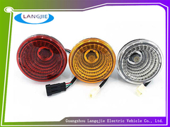 Carro Elétrico de Turismo de Quatro Rodas 11MM Luz de Ré LVTONG Veículo de Saneamento Luz Traseira