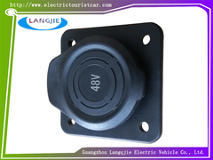 LVTONG Carro Elétrico de Turismo Carro de Patrulha Soquete de Carregamento 48V