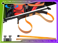 Carrinho de Golfe Elétrico EZGO Assento Traseiro Ajustável Suporte para Tacos