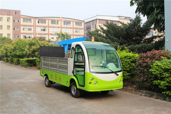 China Carro bonde da bagagem do hotel ou do parque da cor verde com cadeira confortável fornecedor