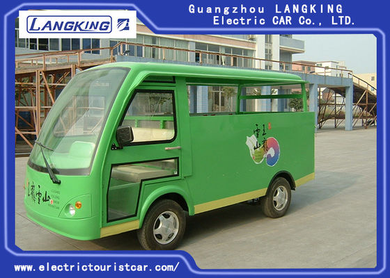 China Veículos utilitários industriais do carro bonde verde elegante da bagagem com cerco fornecedor