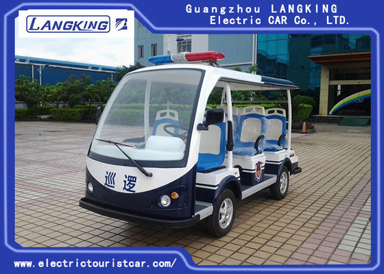 China O carro-patrulha bonde personalizado da polícia do projeto, Golf o carro bonde de quatro rodas fornecedor