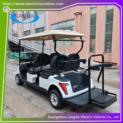 Bom preço. Carro Eléctrico de Quatro Sits AC Club Carrinho de Golf com Faros e Luzes de Cabeça para Parque on-line