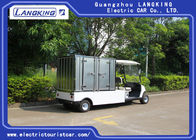 2 Seater Electric Utility Carts , Electric Food Cart With Customized Cargo Box