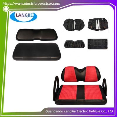 Bom preço. Carro Clube Golf Carro Clube Carro Precedente Cobertura de Couro Vermelho para Assentos Fronteiros e Atrase on-line