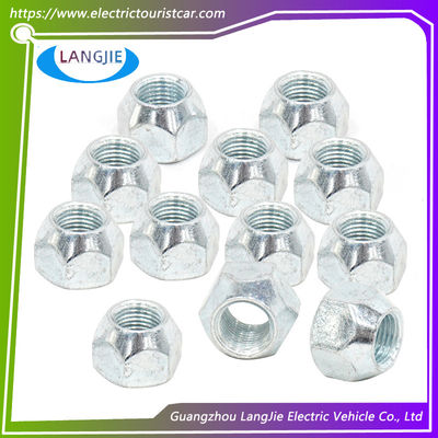 Bom preço. Carro de golfe Cone Lug Nut Zinc Plated Lugs pneu Roda Nozes Open End Acorn Lug Nozes 1/2 polegada on-line