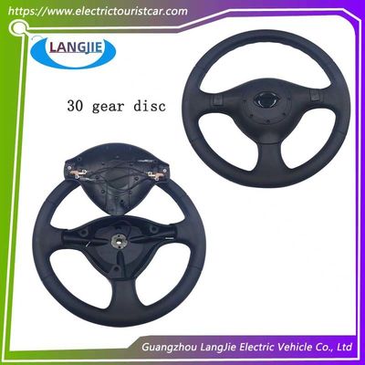 Bom preço. Componente de Direção Circular Preto de 36 Dentes para Carro de Turismo Elétrico de Quatro Rodas 30MM on-line