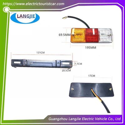 Bom preço. Carro de patrulha elétrico traseiro e dianteiro pára-choques Marshell Turista Carro vira sinal de colisão barra on-line