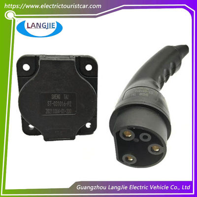 Bom preço. Plugue e tomada de carregamento para carro de turismo de quatro rodas LVTONG Cabo de carregamento para carrinho de golfe 0-220V Universal on-line