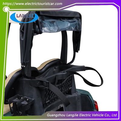 Bom preço. EZGO Carrinho de golfe de quatro rodas Preto PVC Rain Cover dobrável on-line