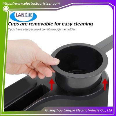 Bom preço. Descanso de braço traseiro para carrinho de golfe sem perfuração com porta-copos e compartimento para celular on-line