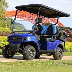 Bom preço. 48V Battery Operated Luxury 4 Seaters Electric Golf Cart With 80-100km Range on-line