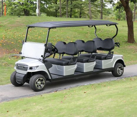 Bom preço. White Color 48V 5KW AC Motor Electric Golf Cart With 6 Seats For Golf Courses And Resorts on-line
