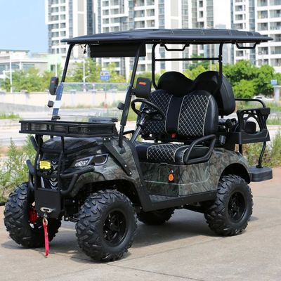 Bom preço. 4-Seat Electric Golf Cart With 14-Inch Off-Road Tires Q235 High-Strength Chassis And 10-Inch Multimedia Screen on-line