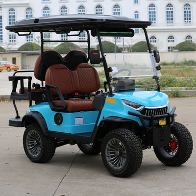 Bom preço. 4 Seats Electric Golf Cart With Camouflage Color Aluminium Frame And Hydraulic Brake For Tourist Areas on-line