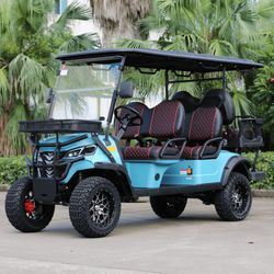 Bom preço. Luxury 6 Seater Electric Golf Cart with 72V/48V Lithium Battery 40km/h Max Speed and 80km Range on-line