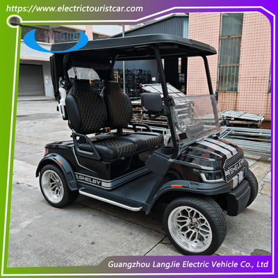 Bom preço. 2 Seaters Electric Golf Cart with Power-Assisted Steering Double Swing Arm Suspension and Foldable Windshield on-line