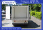 Caminhão bonde branco da carga de 2 pessoas mini com o motor de aço inoxidável da C.C. da caixa 650kg 48v 3kw da carga fornecedor