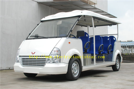 Veículos elétricos de turismo 11 lugares Blue Airport Resort Car com carregador de alta frequência a bordo