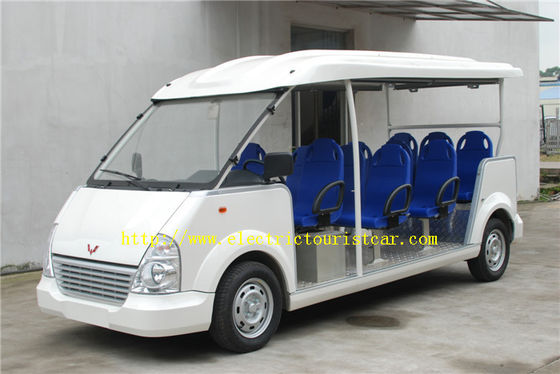 Veículos elétricos de turismo 11 lugares Blue Airport Resort Car com carregador de alta frequência a bordo