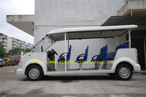 Veículos elétricos de turismo 11 lugares Blue Airport Resort Car com carregador de alta frequência a bordo