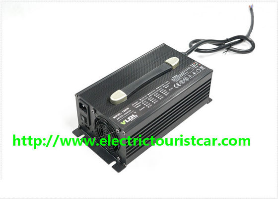 Bom preço. Carregador de bateria clássico 48V do carro bonde do alojamento preto 25A 260*150*90 milímetro on-line