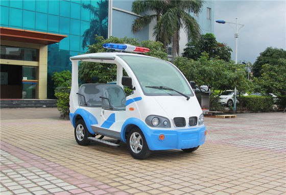 Carro bonde azul/branco do golfe com assentos do vidro de fibra 4 de Toplight para o recurso