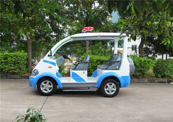 Carro bonde azul/branco do golfe com assentos do vidro de fibra 4 de Toplight para o recurso