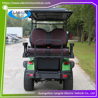 Carrinho de golfe elétrico de 4 rodas 4 lugares Resort Car AC Motor Tour de carro elétrico para hotel