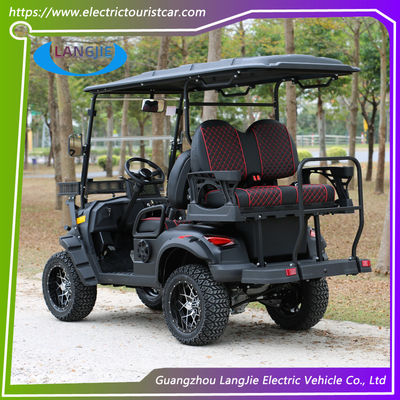 Carrinhos de golfe elétricos de 4 lugares de alta capacidade de escalada Carrinhos de golfe de bateria de 48V para campo de golfe