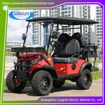 Carrinhos de golfe elétricos com 4 lugares e 25% de capacidade de escalada